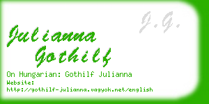 julianna gothilf business card